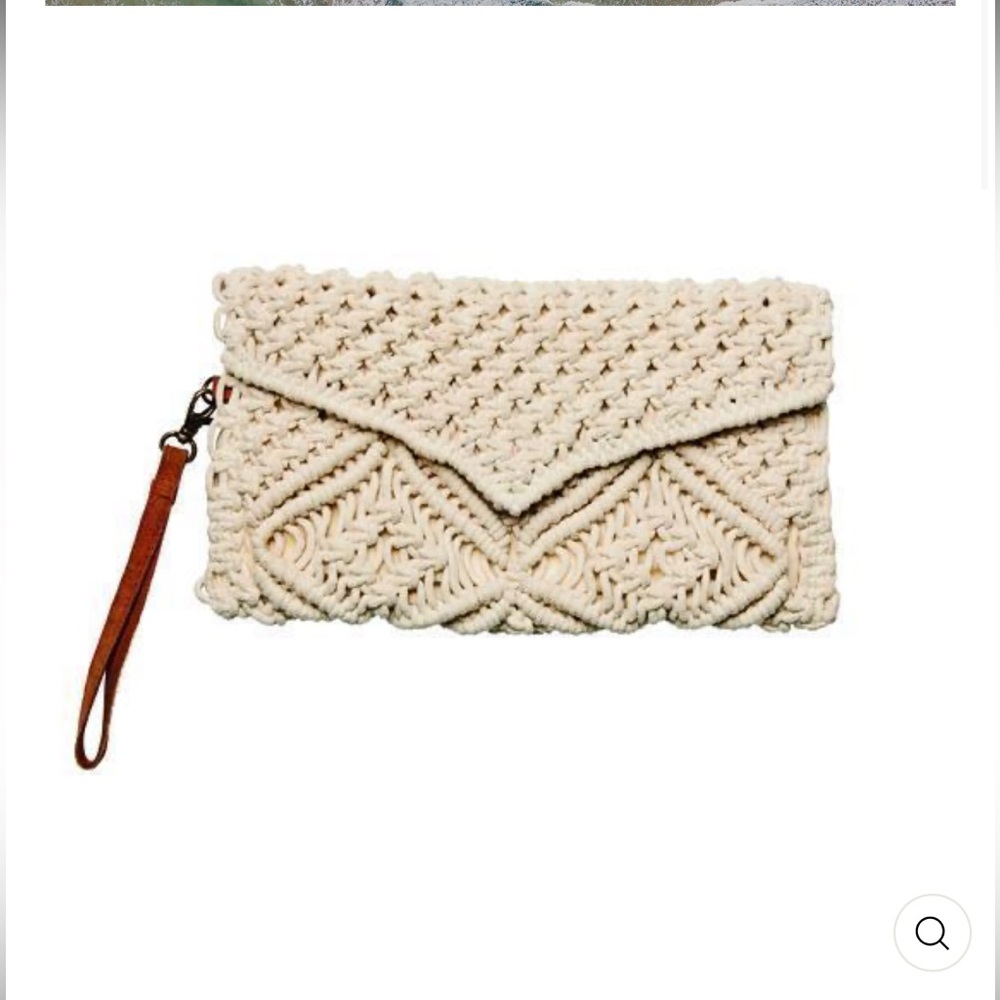 Women's Macrame Clutch